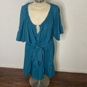 Micheal kors off shoulder dress